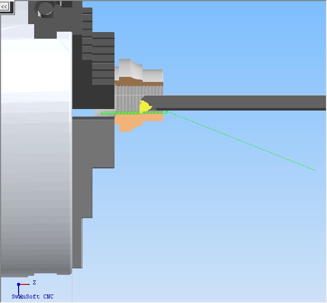 轴配合轴零件数控加工及仿真